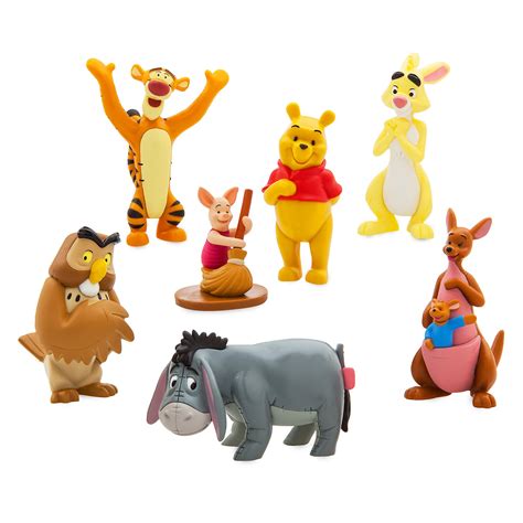 Disney Store Winnie The Pooh Deluxe Figurine Playset ...