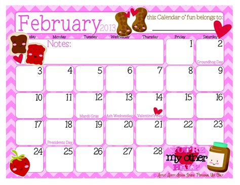 Free Printable calendars. So cute! | Calendar printables, Free ...