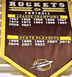 Berne Union Football, Home of the Rockets