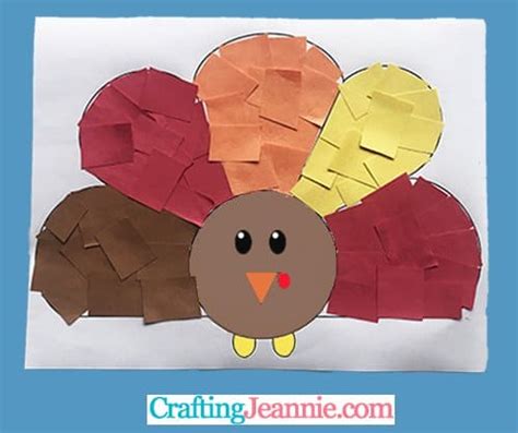 Turkey Craft For Toddlers (Free Printable Template) - Crafting Jeannie