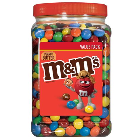 M&M'S Peanut Butter Chocolate Candy (55 Ounce) - Walmart.com - Walmart.com