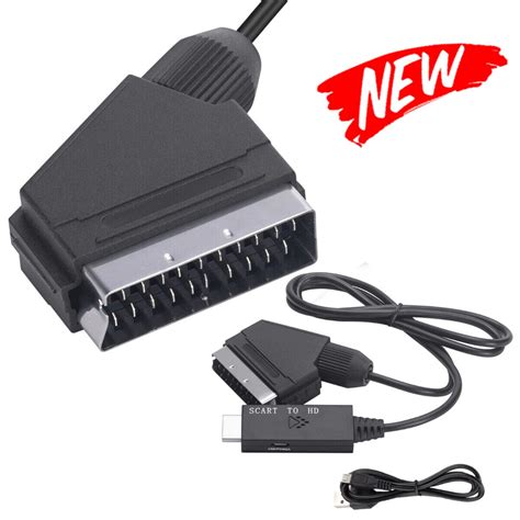 SCART To HDMI Converter SCART To HDMI Cable Video Adapter SCART Convert ...