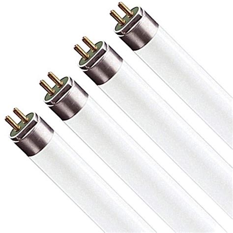 Luxrite LR20765 (4-Pack) 54-Watt 4 FT T5 High Output Fluorescent Tube ...