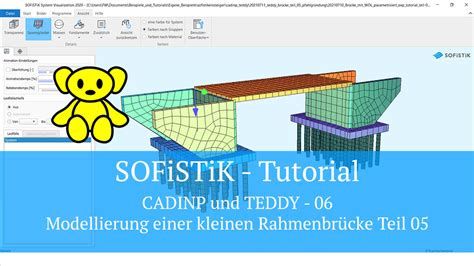 SOFiSTiK Tutorial - CADINP und TEDDY 06 - Modellierung einer kleinen ...