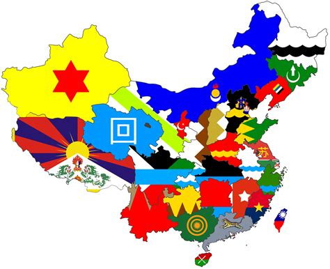 China flag map | Drapeau, Carte, Chine