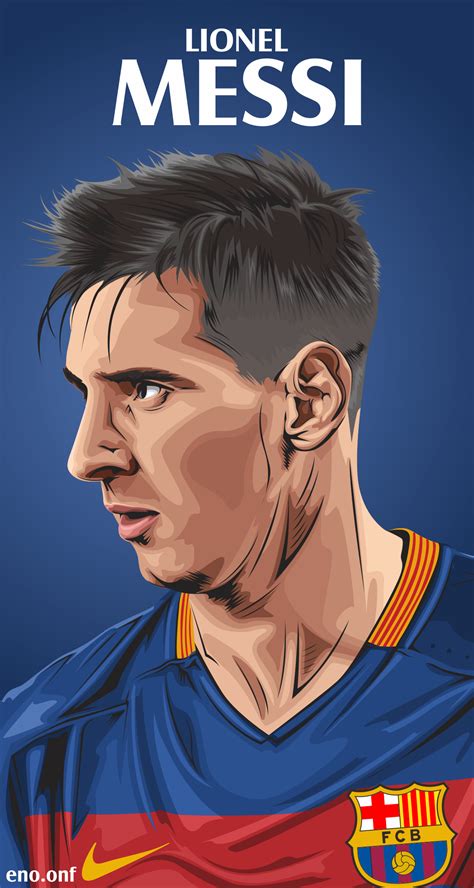 Messi Cartoon Wallpapers - Wallpaper Cave