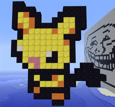 minecraft pichu pixelart by exit1 on DeviantArt