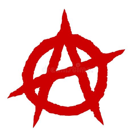 Anarchy Symbol. Vector Sign Stock Vector - Illustration of protest ...