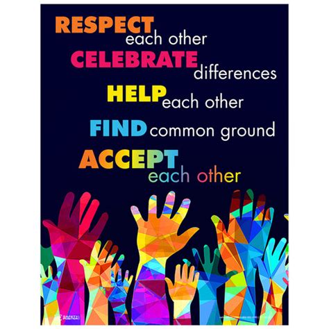 Safety Poster - Respect Each Other Accept Each Other - CS954017