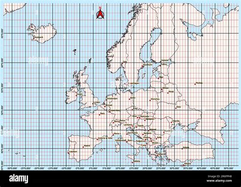 Latitude longitude map coordinates hi-res stock photography and images ...