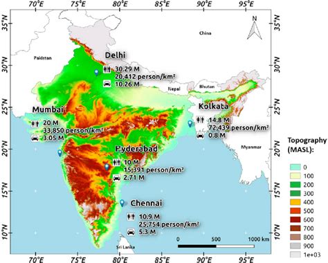 Map Of India Showing Mumbai