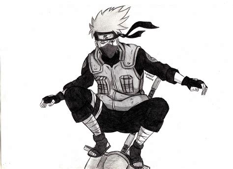 Kakashi Black And White Wallpapers - Wallpaper Cave