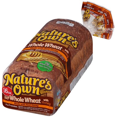 Nature's Own 100% Whole Wheat Bread Made With Honey | Best Tasting ...