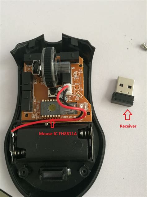 Wireless Mouse IC FH8811 And Receiver No Need RF Transmitter Module ...