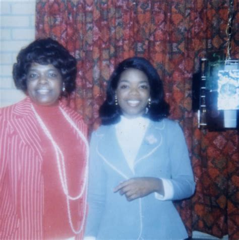 Oprah Winfrey and her mother, Vernita Lee courtesy of Orpah Winfrey ...