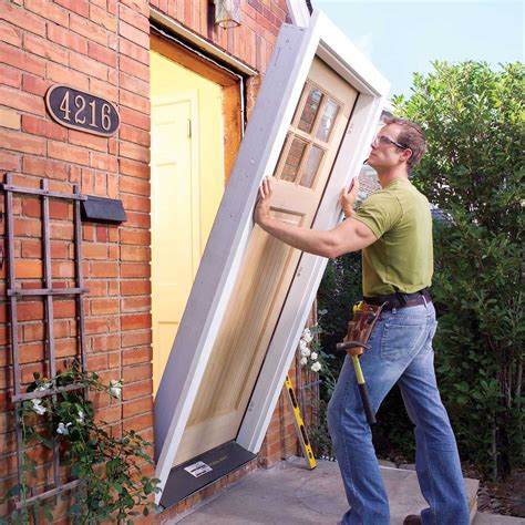 How to Replace an Exterior Door | Replace exterior door, Installing ...