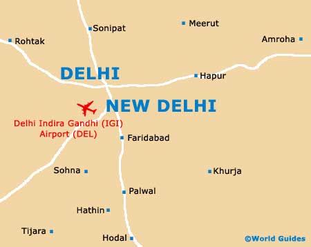 New Delhi Maps and Orientation: New Delhi, India