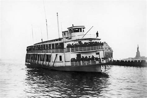 Ellis Island Ferry, C1920 Photograph by Granger - Pixels