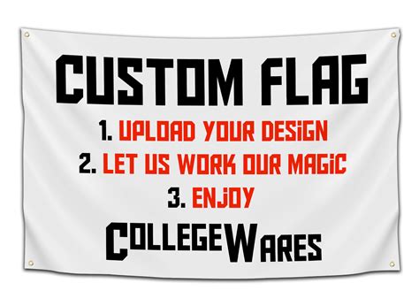 Design Your Own Custom Flag Flag - CollegeWares | Make Create Buy