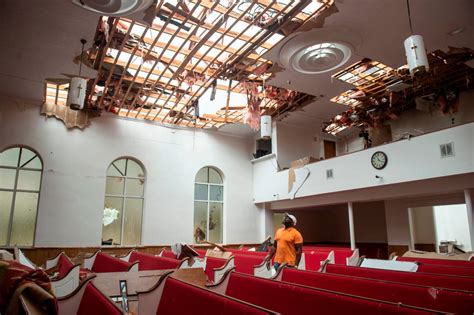 Black Baptist church in Moss Point MS damaged in tornado | Biloxi Sun ...