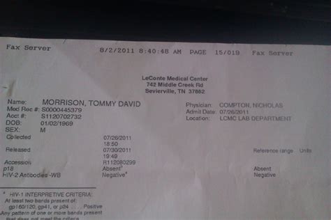 Tommy Morrison HIV test results - ProBoxing-Fans.com