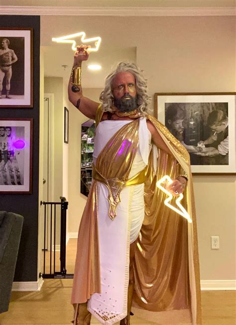 Zeus Costume ⚡️ | Zeus costume, Greek god costume, Carnival outfits