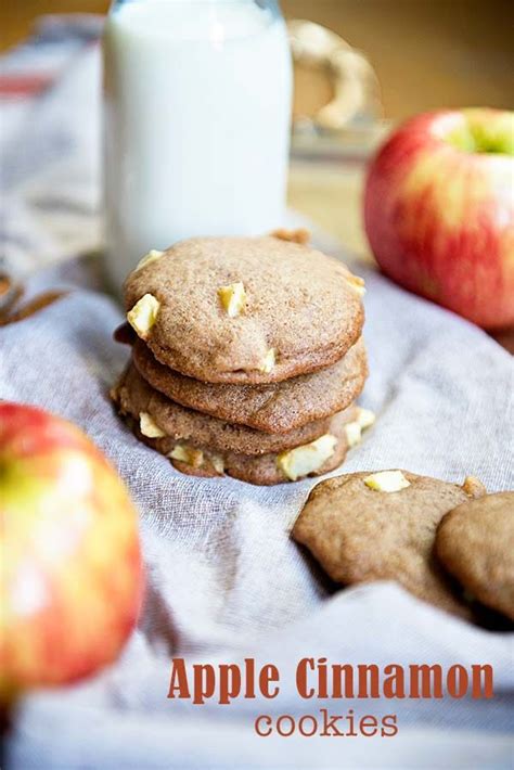 Apple Cinnamon Cookies Recipe - Dine and Dish