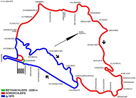 Nurburgring Race Track Nordschleife Map - Nurburgring karrussel ...