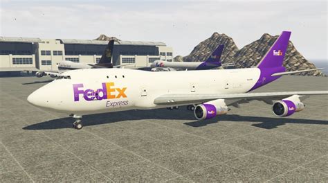 Boeing 747-200F FedEx Livery - GTA5-Mods.com