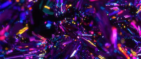 Crystals Abstract [3440x1440] : r/WidescreenWallpaper