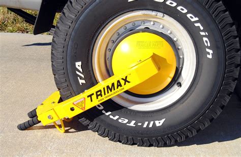 Trimax Boat Trailer Wheel Lock Boot Clamp TWL100