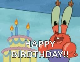 Spongebob Mr Krab GIF - Spongebob Mr Krab Birthday - Discover & Share GIFs