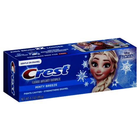 Crest Disney Frozen Minty Breeze Fluoride Anticavity Toothpaste, 4.2 oz ...