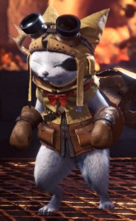 Felyne Leather Palico Armor (MHW) | Monster Hunter Wiki | Fandom