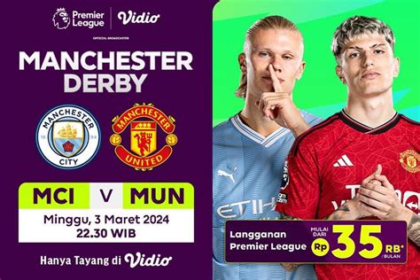 Live Streaming Liga Inggris: Manchester City Vs Manchester United di ...