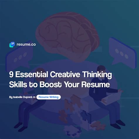 9 Essential Creative Thinking Skills to Boost Your Resume