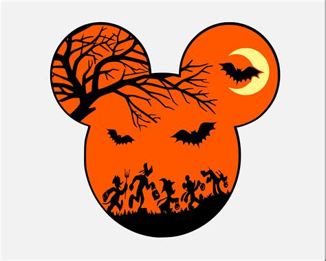 Disney Halloween SVG Mickey Halloween svg Mickey ears | Etsy