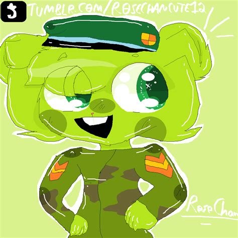 ArtStation - Flippy (Happy Tree Friends) fanart