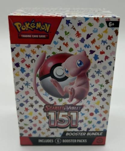 Pokemon 151 English Booster Bundle 6 packs English New TCG 820650863219 ...