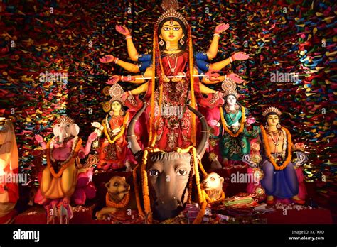 Durga Puja Festival, Kolkata, West Bengal, India Stock Photo - Alamy