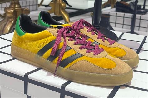 First Look at the adidas x Gucci Gazelles | Hypebeast