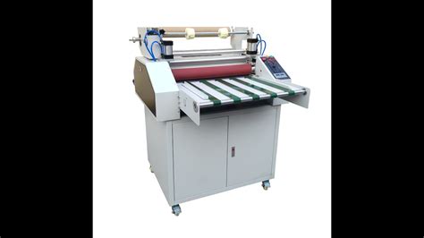 650mm Paper Width Hot Stamping Machine - YouTube