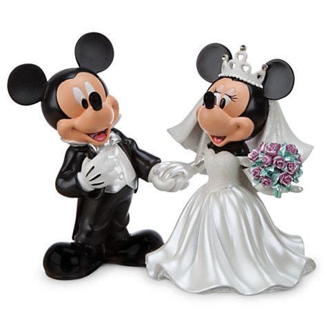 Mickey and Minnie Mouse collectible wedding figurines #Disney | Mickey ...