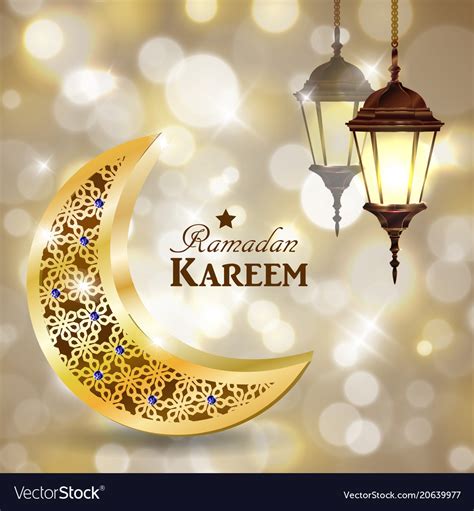 Ramadan greetings Royalty Free Vector Image - VectorStock