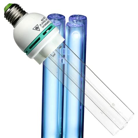 Quartz UVC UV Germicidal CFL Lamp bulb Voltage 110V Wattage 25W 15W E27 ...