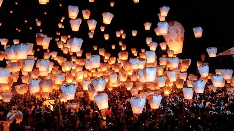 Background Background sky lanterns đẹp, sáng tạo