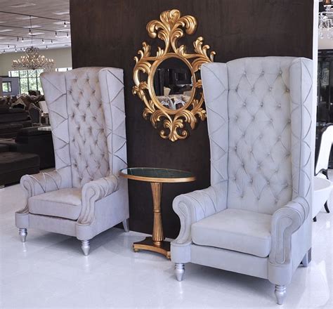 Baroque High Back Chair | Home decor furniture, Furniture, High back chairs