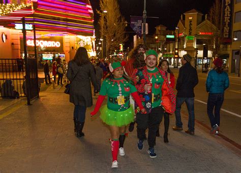 Santas gathered in Reno last night. They were better behaved this year