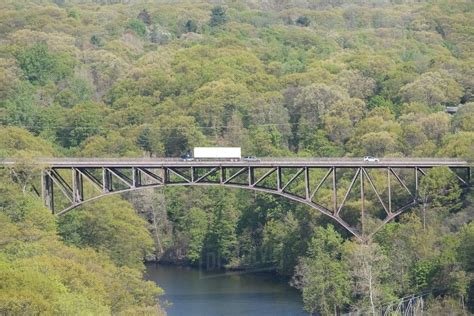 Bridge over hudson river - Stock Photo - Dissolve