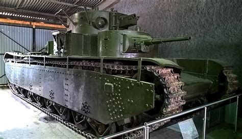 Surviving T-35 Soviet WW2 Heavy Tank at the Kubinka Tank Museum